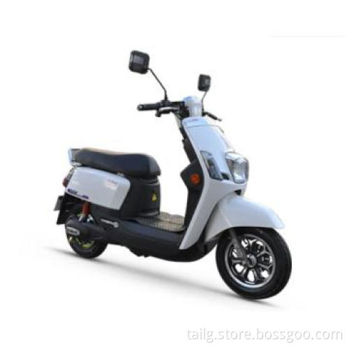 White color electric scooter for young